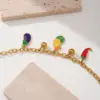 Wholesale Round Beading Bracelet For Women In 304 Stainless Steel With 18K Real Gold Plated PVD Coated Finish Featuring Round Bead Chain