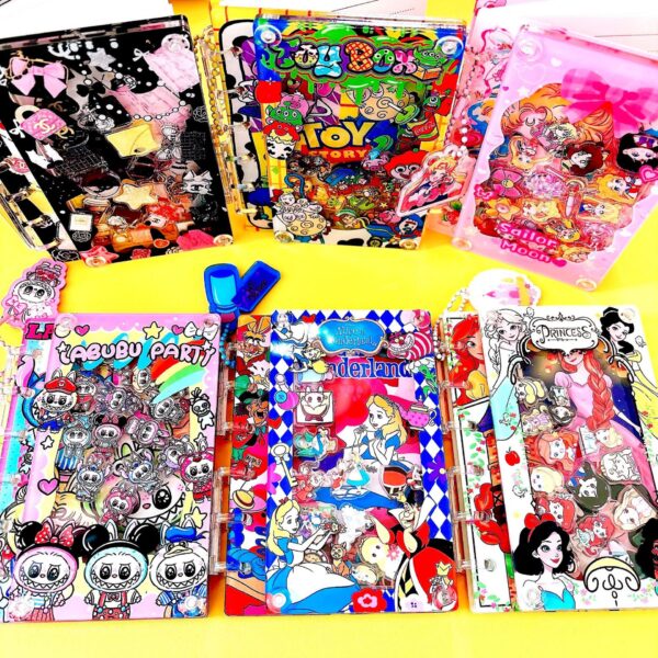 oly-8a8b75ee87ba02c6d58d3a6bc882295d Wholesale Acrylic shake notebook notebook trembles TK explosions loose-leaf diyA7A5 OLY Exclusive