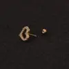 oly-8a941032ac5a75bcac40afa196eafaf1 Wholesale 316L Stainless Steel Copper Ear Cartilage Rings & Studs Flower Waterproof Non Tarnish Surgical Steel