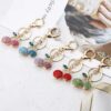 oly-8a9ae10fecd818fc067c1ec4b265bf6c Wholesale Creative alloy rhinestone fruit Cherry keychain female cute fashion exquisite bag key chain car pendant