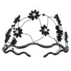 Wholesale Wedding Bridal Headwear Vintage Rhinestone Mesh Headband All-match Pressed Hair Handmade Crystal Flower Headband Women