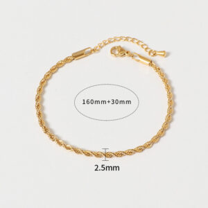 Twist chain / 18K