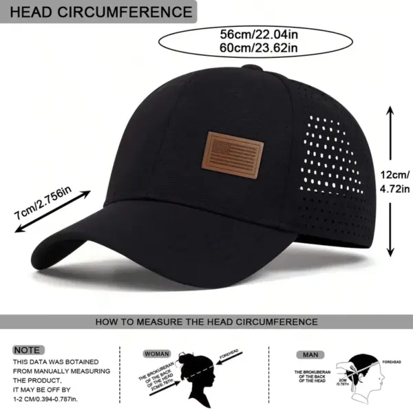 Wholesale American Flag Women's Casual Outdoor Baseball Cap With Curved Brim, Made Of Durable Polyester