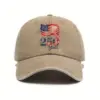 Wholesale Unisex Breathable Baseball Cap With Curved Brim Featuring Printing For America's 250th Anniversary