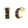 Wholesale 1 Pair Simple Style Geometric Copper Zircon Earrings