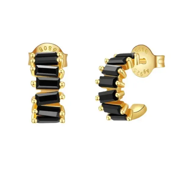 Wholesale 1 Pair Simple Style Geometric Copper Zircon Earrings