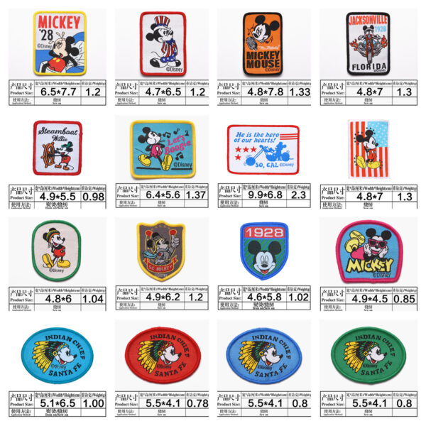 oly-8b23845bd621a937f9592816a42f36f2 Wholesale Cartoon Cloth Patch Patch Round Badge Clothing Accessories OLY Exclusive