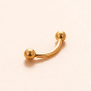Gold / Eyebrow Nails-8mm