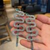 Wholesale Fashion Full Diamond Snake Hairpin Women's Alloy Rhinestone Clip Side Clip Bangs Clip Hairpin Hair Accessories