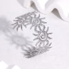 Wholesale Stainless steel open sun bracelet, gold-plated titanium steel bracelet