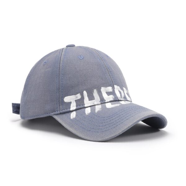 oly-8b5ea43cddc849e4bafb3646102cbbf3 Wholesale Spring Letter Graffiti Fashion All-match Men's Cap Women's Outdoor Curved Eaves Soft Top Baseball Hat