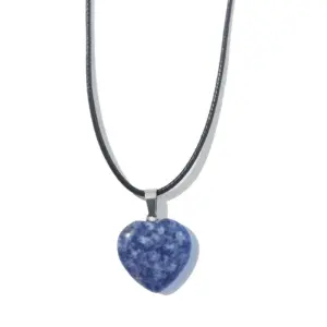 Blue Dot [with Leather Rope]] / Size 20mm
