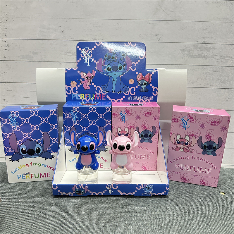 Wholesale Foreign Trade Cross-border European and American Stitch Modeling Spray Perfume Stitch Ornaments Children's Fruit Fragrance Gift Batch
