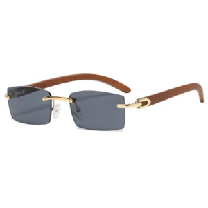 Gold frame black Gray c1