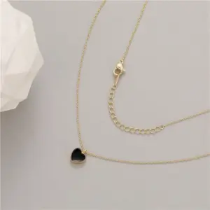14K Gold S-0199 / Black