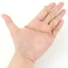 Wholesale PVD Coated Real Gold Plated Oval 201 Stainless Steel 304 Elegant Simple Style Classic Waterproof Non Tarnish Necklace