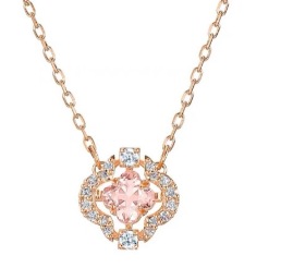 High board smart four-leaf clover necklace