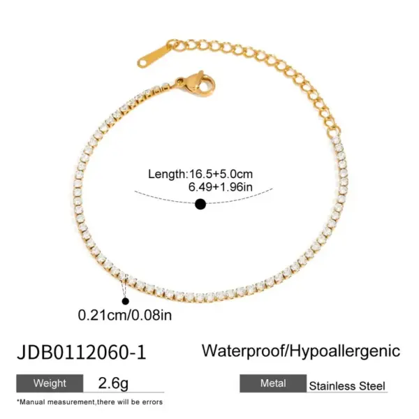 Wholesale PVD Coated 18K Gold Real Gold Plated Geometric 304 Stainless Steel Fashion Waterproof Non Tarnish 304 Stainless Steel Bracelets
