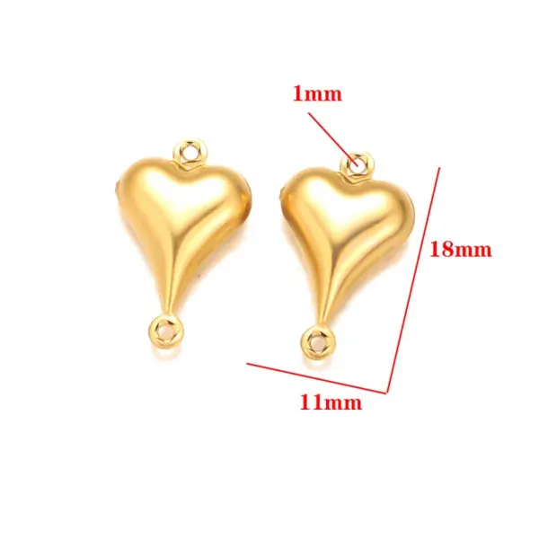 Wholesale Stainless Steel Hollow Double Hole Pendant DIY Jewelry Pendant Beading Material Pentagram Necklace Connector Accessories