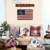 Wholesale Plush Pillow Case With Star Pattern For Independence Day Decoration