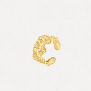 J629 gold skirt lace ring