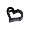 oly-8c6c9117d65f8e454a66c63946fe5364 Wholesale Leopard Point Transparent Color Love Valentine's Day Clip 5cm small size Women's High Cranial Top Hair Accessories