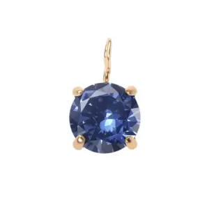 Gold / 6mm / September-Sapphire Blue