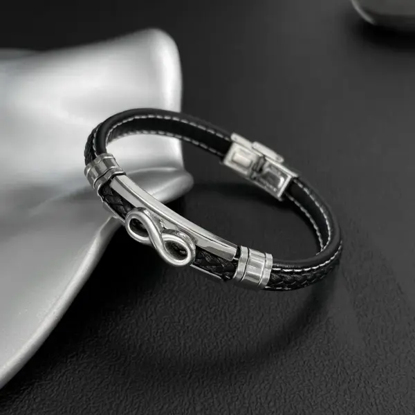 Wholesale Street Leather Bracelet Unisex Adjustable Wristband Accessory Suitable For Daily Casual Wear