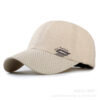 Wholesale Korean version of spring and summer baseball cap outdoor simple sun hat thin material quick-drying cap mesh breathable men's cap