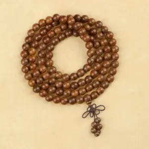 Golden Sandalwood 108 Beads - 6mm