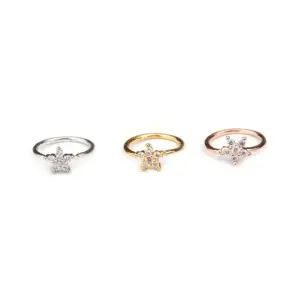 oly-8cb2277a449f84888b90b06bbbcd6c28 Wholesale Fashion Flower Copper Nose Pin