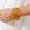 oly-8cb64762d959e4270446d97e8035a235 Wholesale Dunhuang Ethnic Style Bell Tassel Wide Bracelet Women's Retro Indian Exodus Dance Arm Bracelet Bracelet Accessories