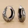 Wholesale Three-dimensional Geometric Earrings For Women In Copper With White K Water Plating And 0.03µm Thick Coating