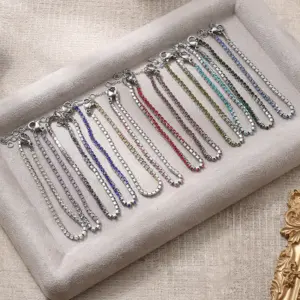 oly-8cd2314d5288585e0b9cf9dc1b51d6ae Wholesale Unisex Circle Hypoallergenic Bracelet In 316 Stainless Steel With 14K Real Gold PVD Coating And Rhinestone Inlay