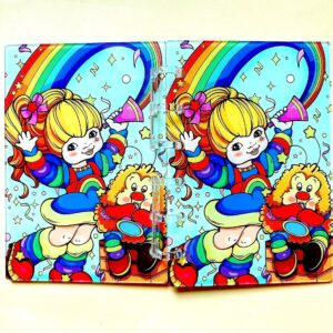 A785-rainbow fairy (with inner pages and buckles)