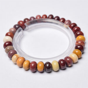 Egg yolk stone beads are about 6mm
