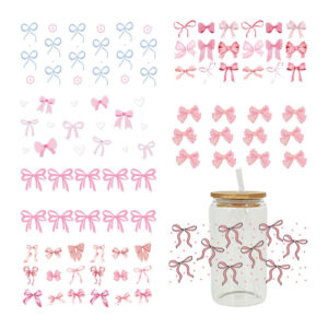 Wholesale UV transfer sticker glass crystal label Crystal sticker cross-border special sticker for 16oz glass cup 23cmX11cm