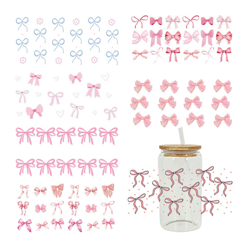 Wholesale UV transfer sticker glass crystal label Crystal sticker cross-border special sticker for 16oz glass cup 23cmX11cm