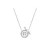 oly-8d273cc4e333385477187bbaf4baac23 Wholesale Necklace Schoolgirl Valentine's Day Gift Beating Heart Simple Niche Design Necklace