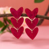 oly-8d3144b8c1213df74bf980b7ff5f3ffb Wholesale Explosions Jewelry E-commerce Supply 1 Pair of Acrylic Love Earrings for Valentine's Day