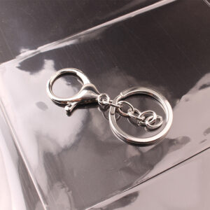 Lobster clasp +4 chain (white K color)