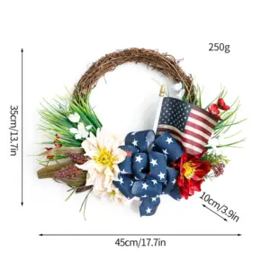 Small Flag Independence Day Garland a