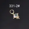 oly-8d95c1a1caba66fce3ce8adf00fdbb47 Wholesale Ear Cartilage Rings & Studs Ethnic Style Eye Copper Plating Artificial Gemstones