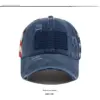 Wholesale American Flag Casual Baseball Cap With Curved Brim, Breathable Cotton Material Featuring Star Design