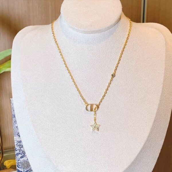 Wholesale Electroplated copper star CD double-layer bracelet/CD necklace