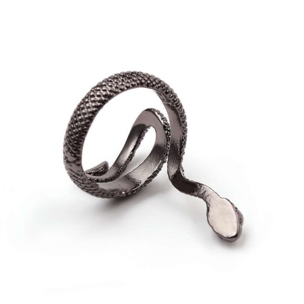 oly-8df906104bc6cb3831e11e899484b2a5 Wholesale retro paint snake ring unisex ring source manufacturers spot