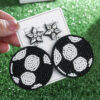 oly-8e072c0e70195bedfb0d512276d4f588 Wholesale Game Day Sports Series Earrings Hand-woven Football Football Beaded Earrings