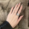 oly-8e0d2e36b4c9e275a460248f61959516 Wholesale Selling Copper Inlaid with Zircon Personalized Multi-Layer Opening Adjustable Size Winding Ring Niche High-End Ring
