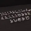 oly-8e1a16b9de9701527542b570a3fcbf2d Wholesale 316L Stainless Steel Copper Ear Cartilage Rings & Studs Flower Waterproof Non Tarnish Surgical Steel