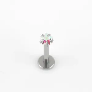 Steel Color AB Zirconium / 1.2*8*3 * 3mm